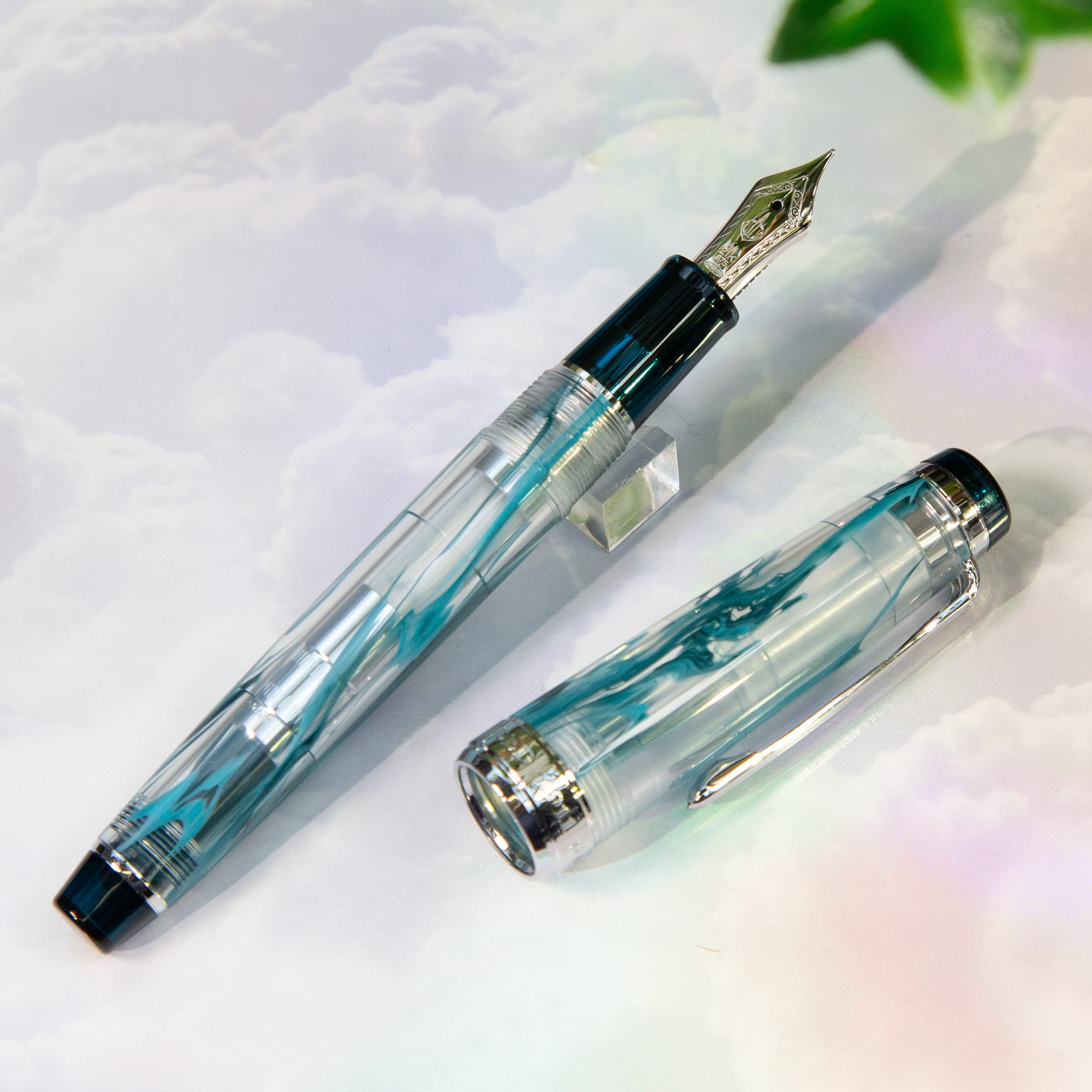 セーラー 万年筆 VEILIO ヴェイリオ ブルーグリーン – Poesie文具