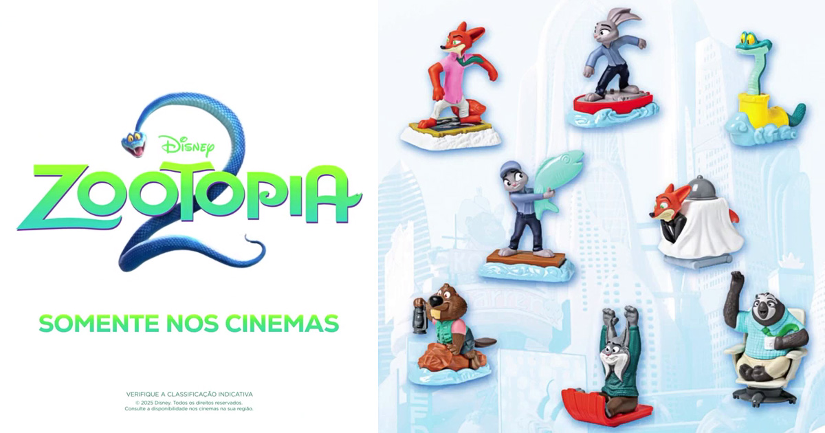 ズートピア2』がハッピーセットに！？ ブラジルマクドナルドに全8種