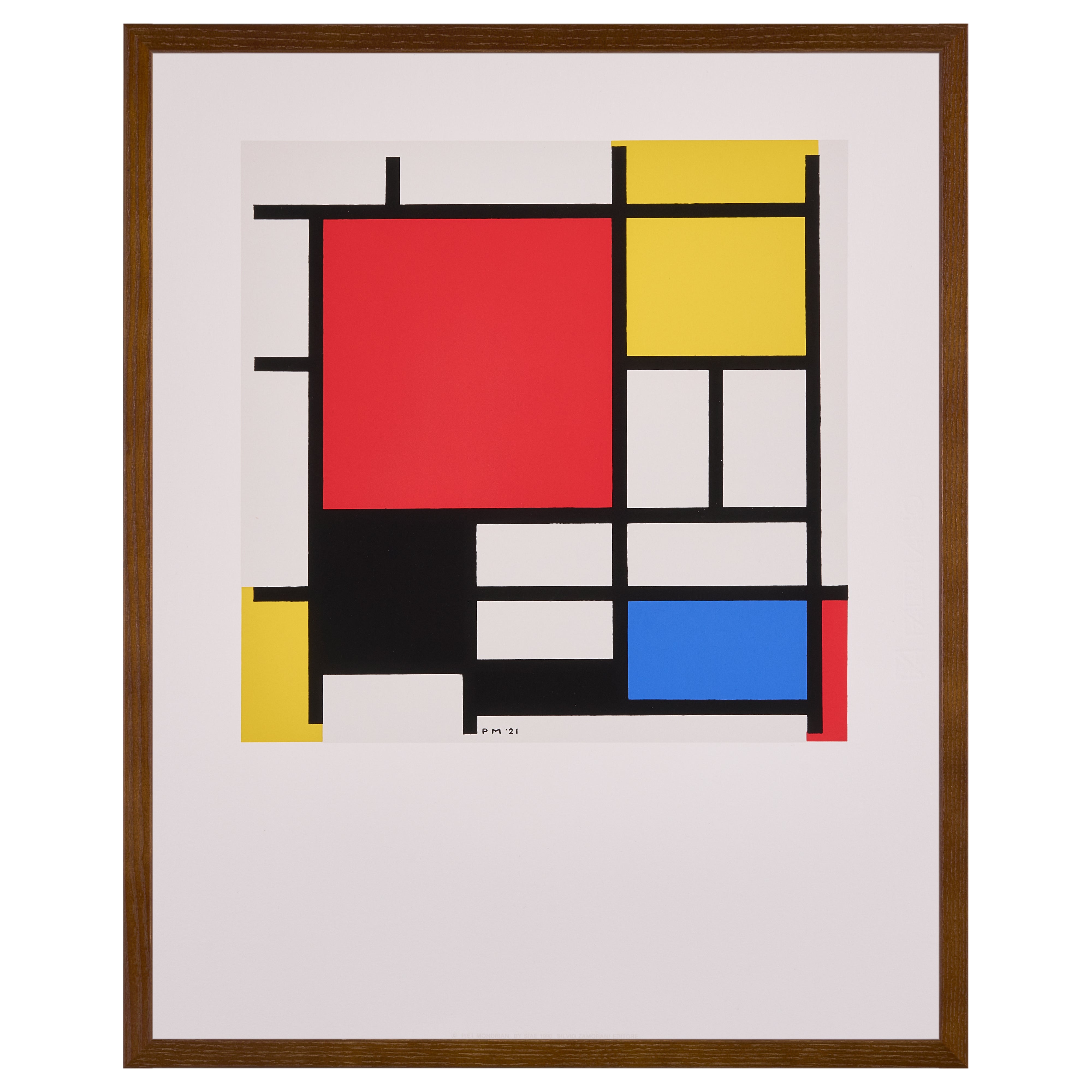 限定30枚】Composition with Red, Yellow, Blue and Black 1921