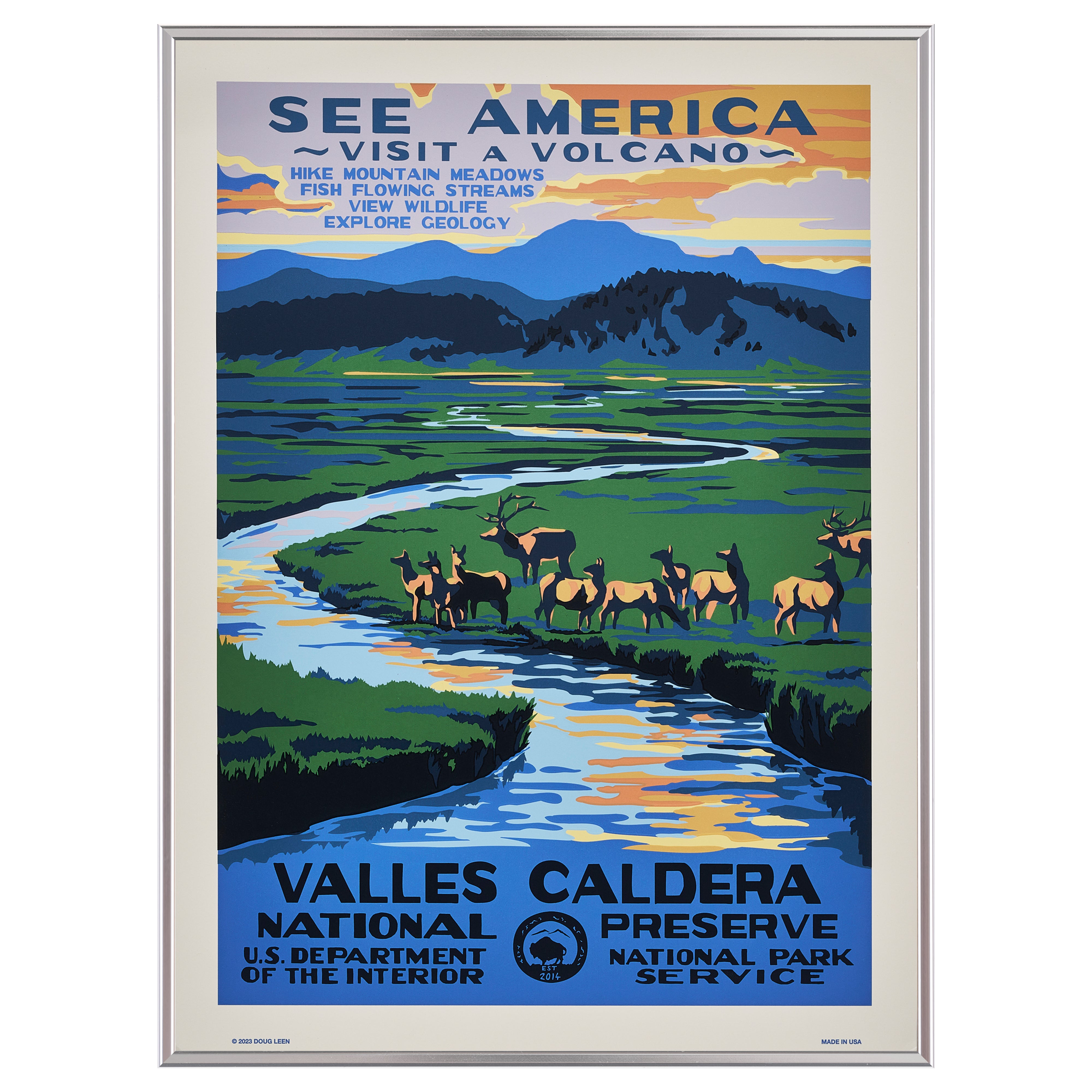 再入荷【限定3枚】バリーズ・カルデラ国立保護区 / アメリカ国立公園