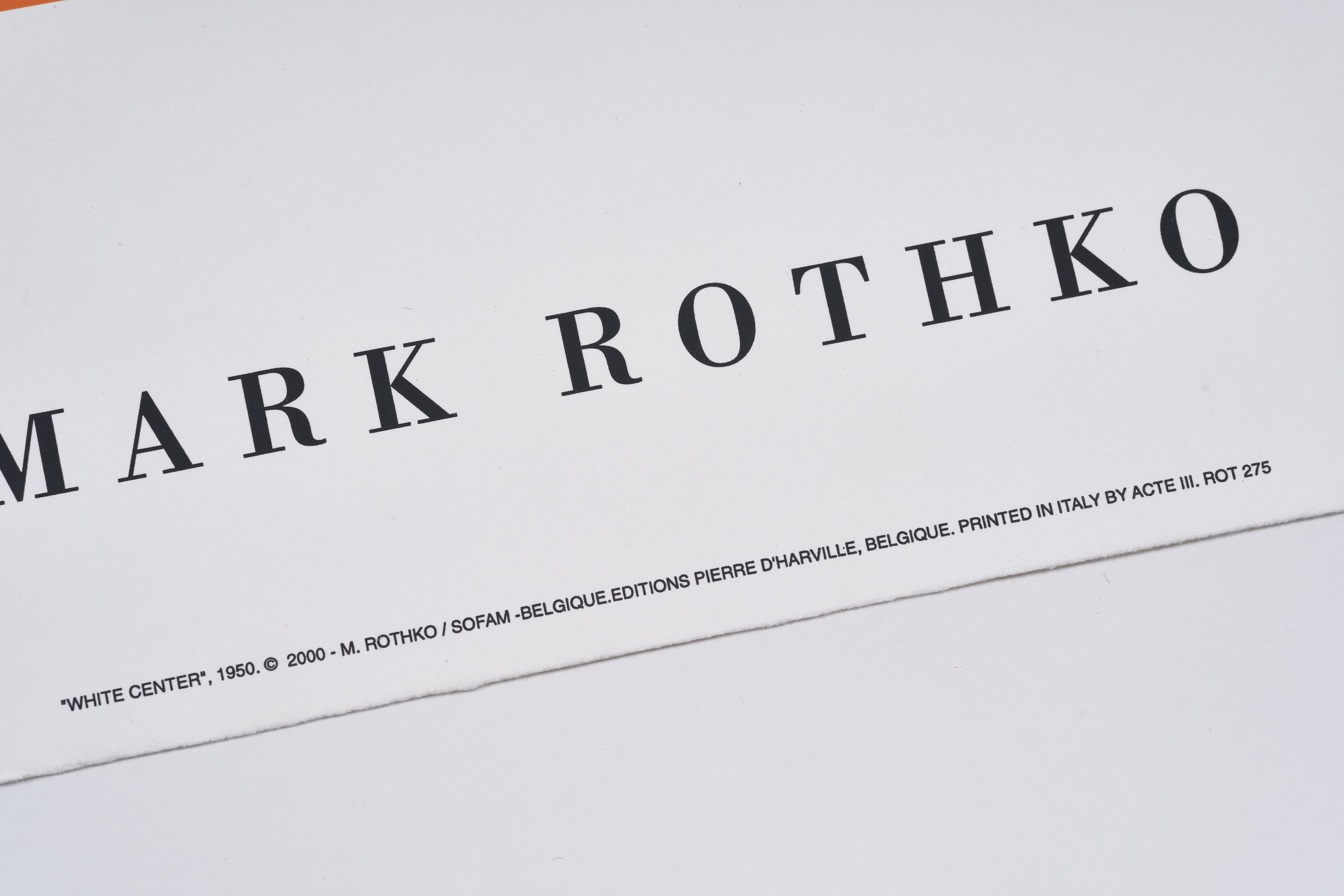 限定10枚】WHITE CENTER 1950 - BELGIQUE EDITIONS Pierre D'Harville