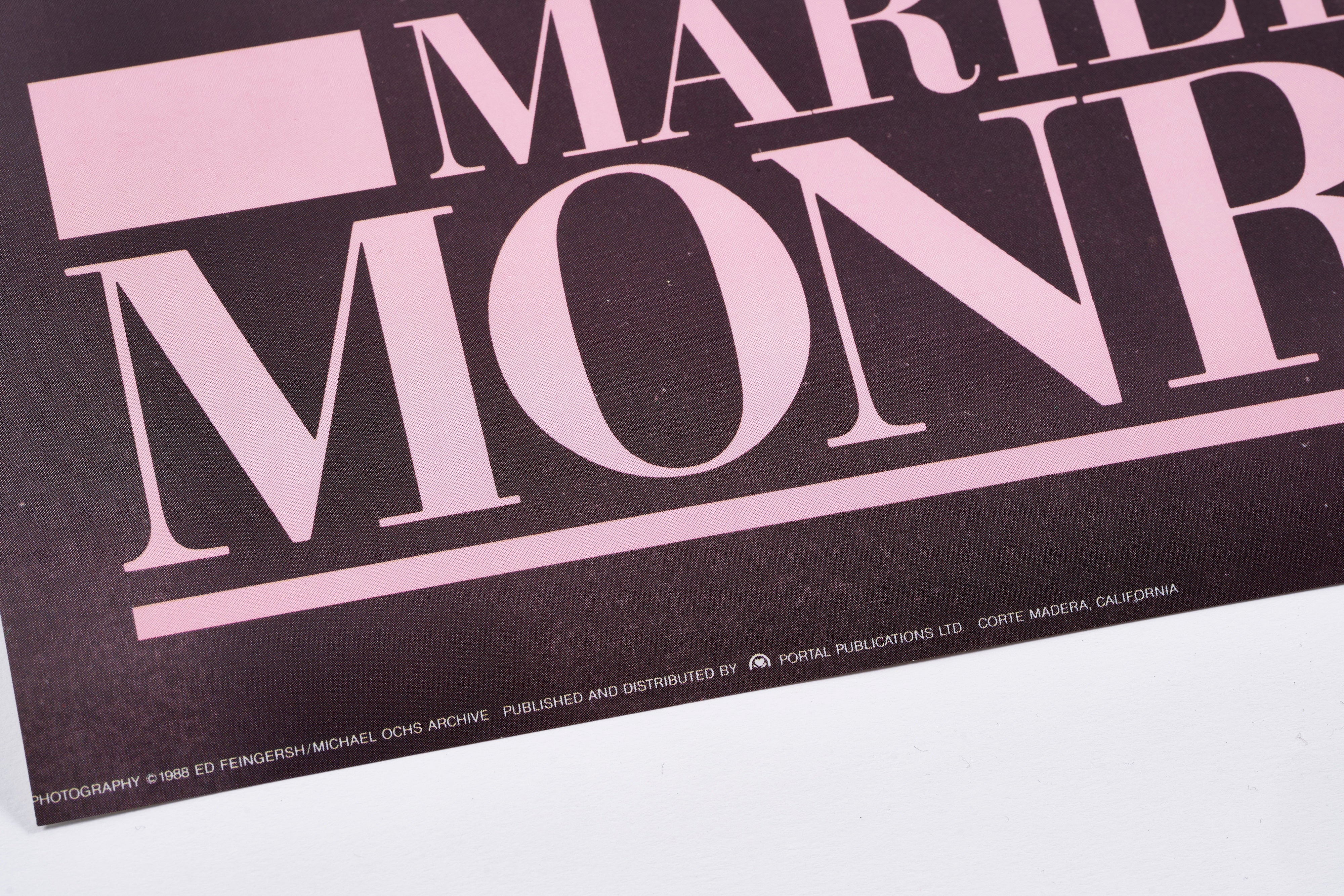 限定10枚】Marilyn Monroe（マリリン・モンロー） 1988 / 俳優ポスター