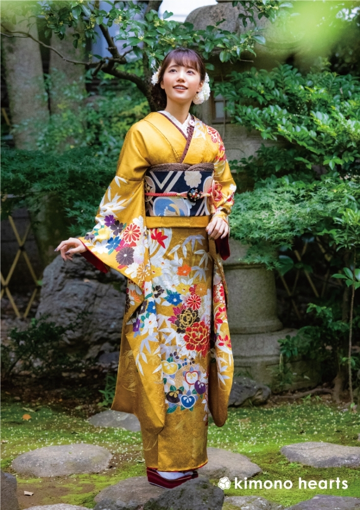 503z16〇極上 最高峰 振袖 金駒刺繍 地紋 古典柄〇美品 成人