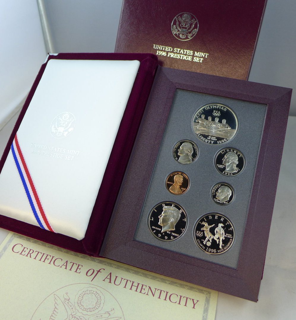 1996 P Prestige Proof Set OGP – Olympic Rowing – Key of the