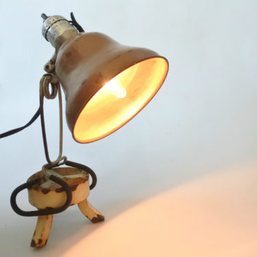 送料無料【ビンテージ】アメリカ製LEVITONクリップランプ／卓上ランプ