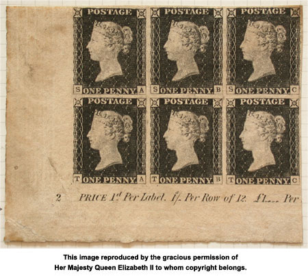 ペニーブラック 1840年 The 1840 Penny Black | National Postal Museum