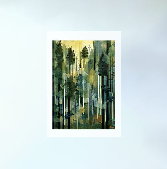 Primate Forest - 森アートポスター A1 Primate Forest - 森アート