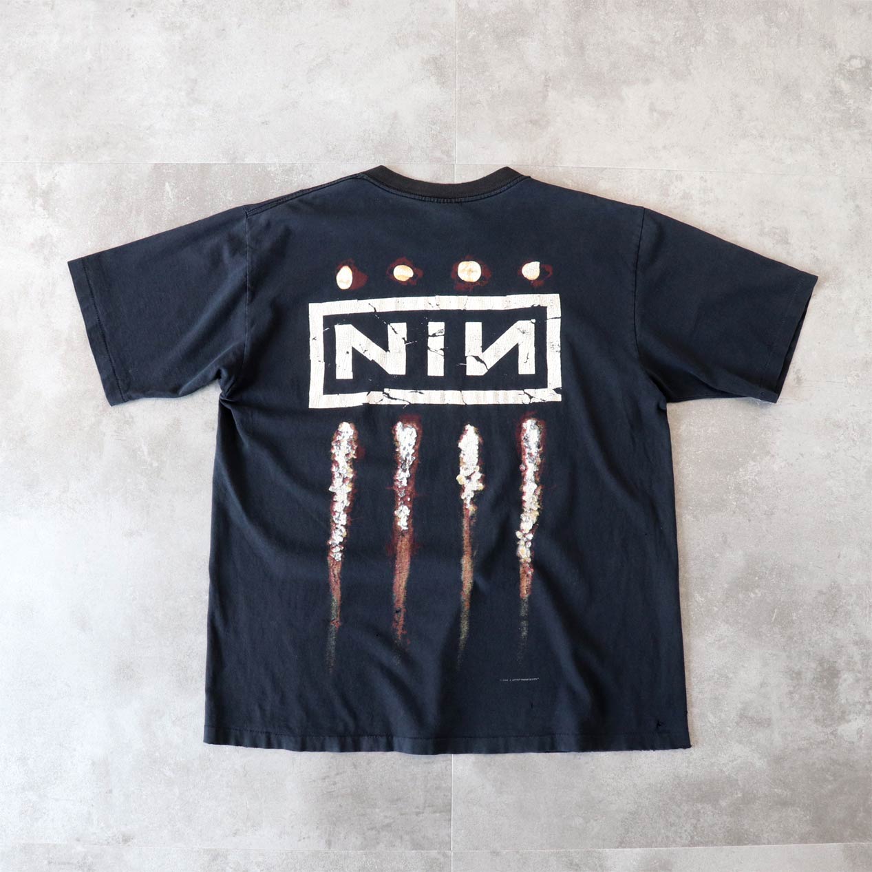 POST JUNK / 90's NINE INCH NAILS “THE DOWNWARD SPIRAL” T-Shirt