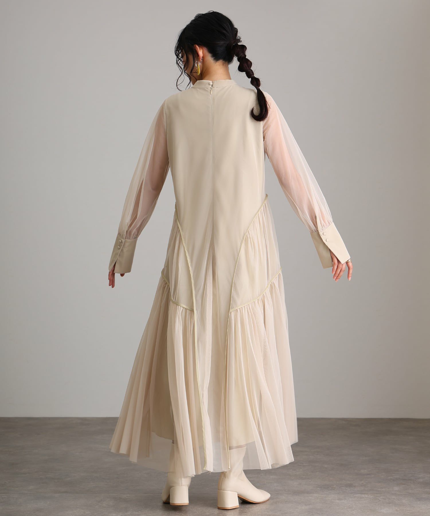 チュールパイピングAラインドレス | PourVous（プールヴー）パーティー