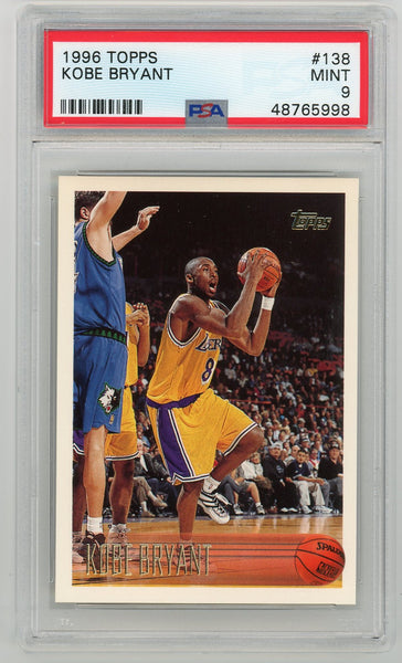 NBA カードKobe Bryant Topps PSA9 コービーブライアント NBA カード