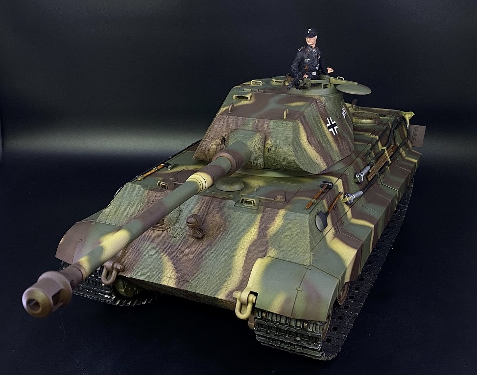 製作代行紹介「タミヤ 1/16 キングタイガーポルシェ砲塔」ラジコン戦車
