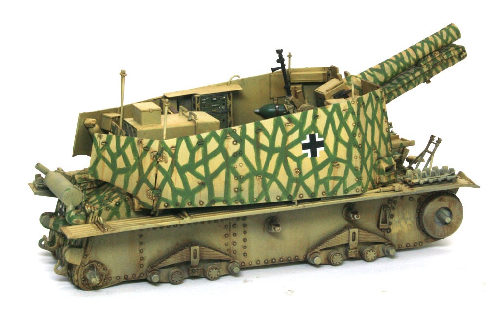 プラモ日記 » 38(t)15cm自走重歩兵砲グリレH型 その8 迷彩塗装
