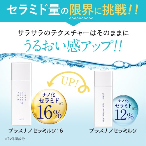 プラスキレイ プラスナノセラミルク16 セラミド 高濃度16％