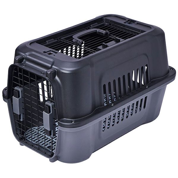 犬猫用キャリー 2ドア タフハウスキャリー ブラック M | ペティオ
