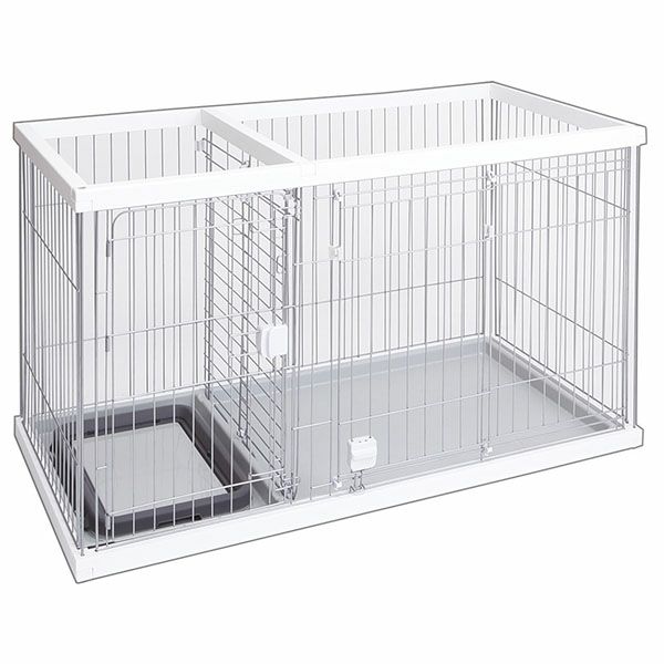 27%OFF】トイレのしつけが出来る ドッグルームサークル ブラウン