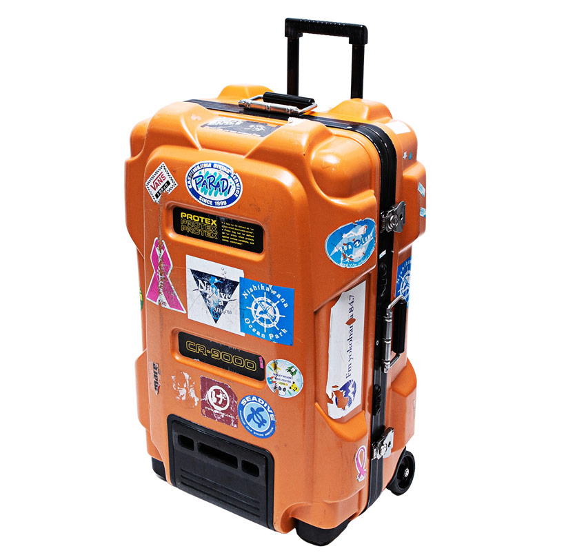 PROTEX CR-7000 オレンジ 中古 大容量 スーツケース 106L PROTEX CR