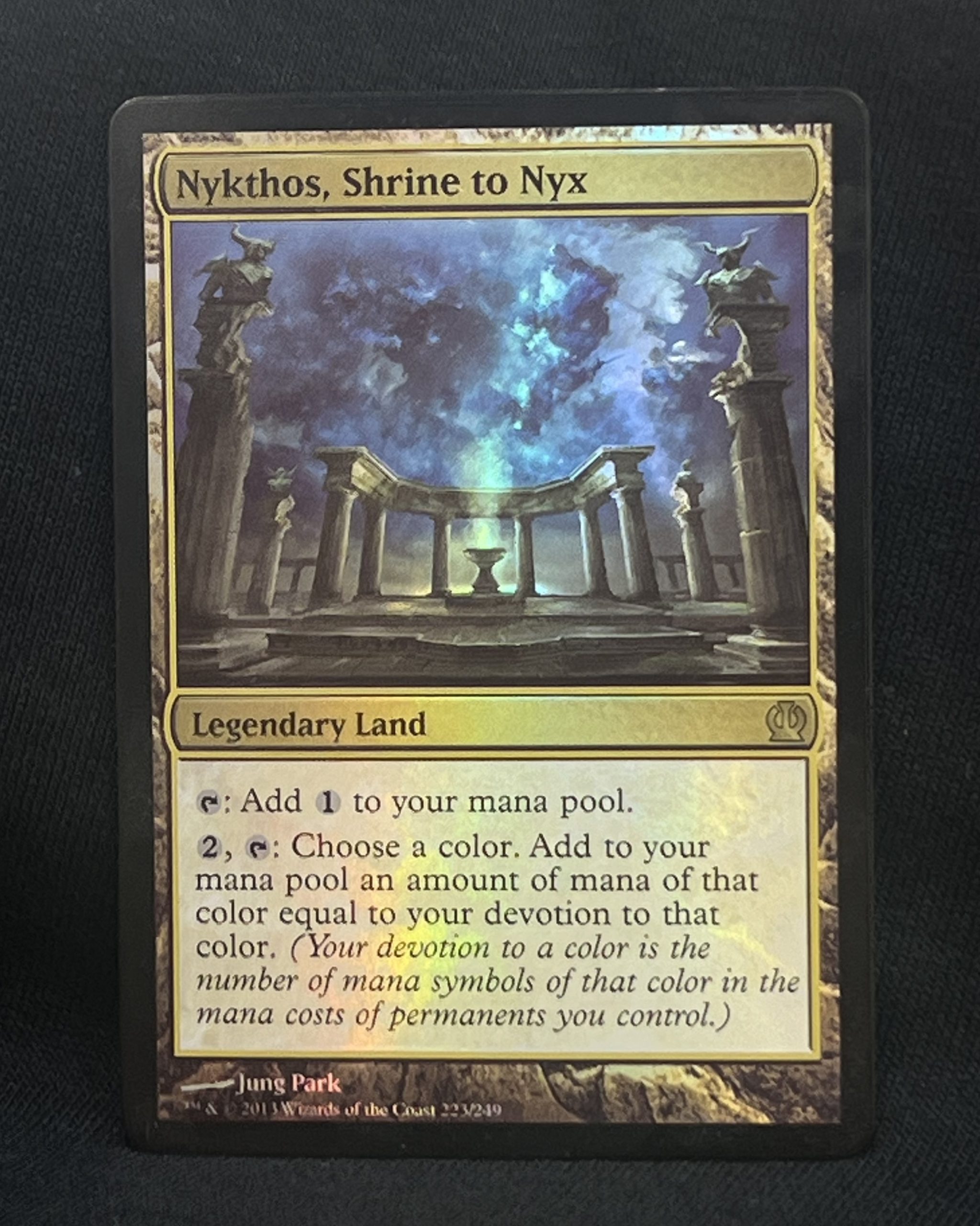 Nykthos, Shrine to Nyx (FOIL) - MTG Proxy Theros - Proxy King %