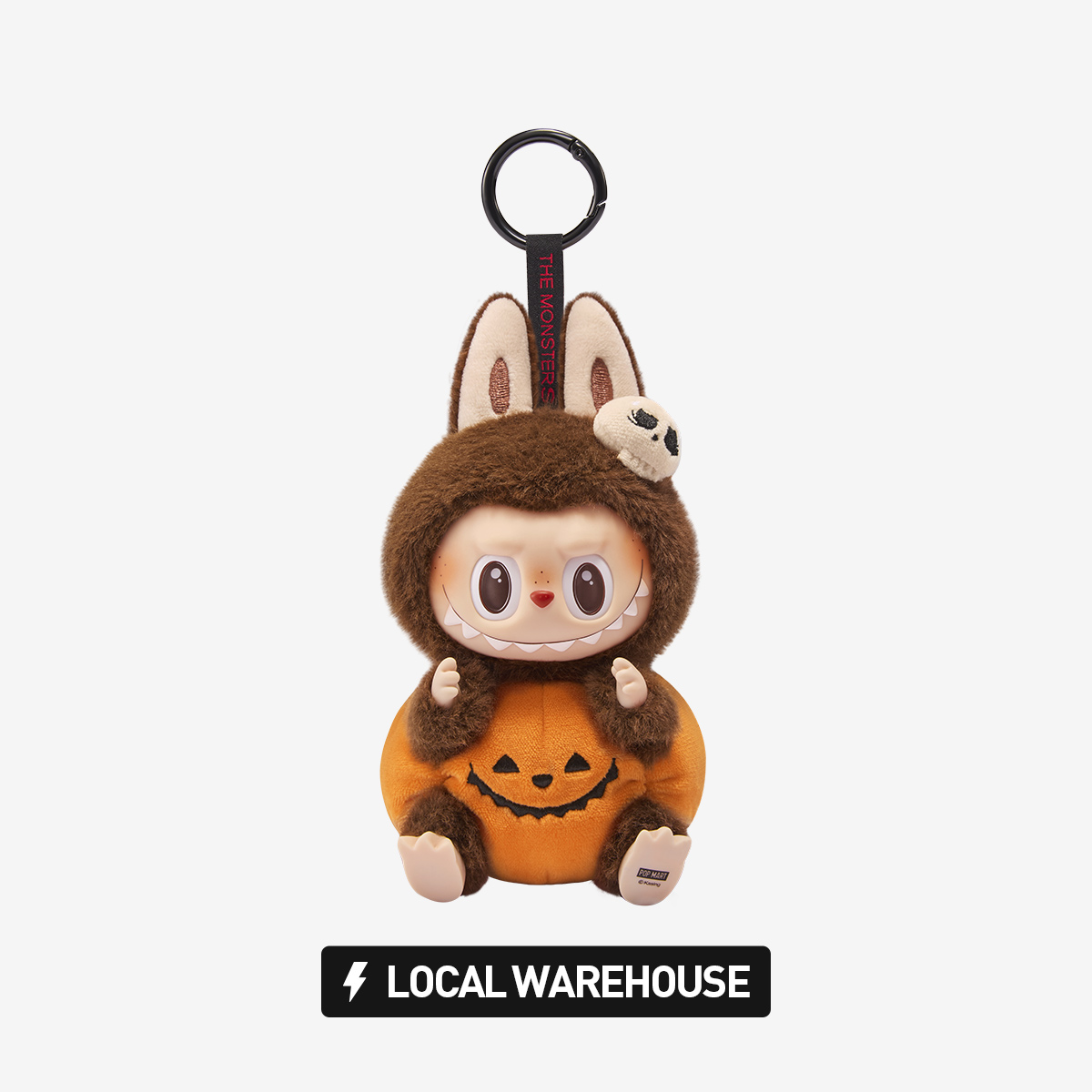 Happy Halloween Party SeLAries-Sitting Pumpkin Vinyl Plush Pendant