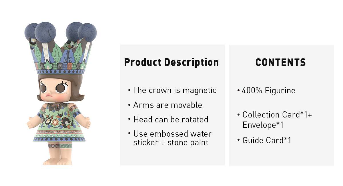 MEGA COLLECTION 400% ROYAL MOLLY × Changshana.DunHuang - POP MART