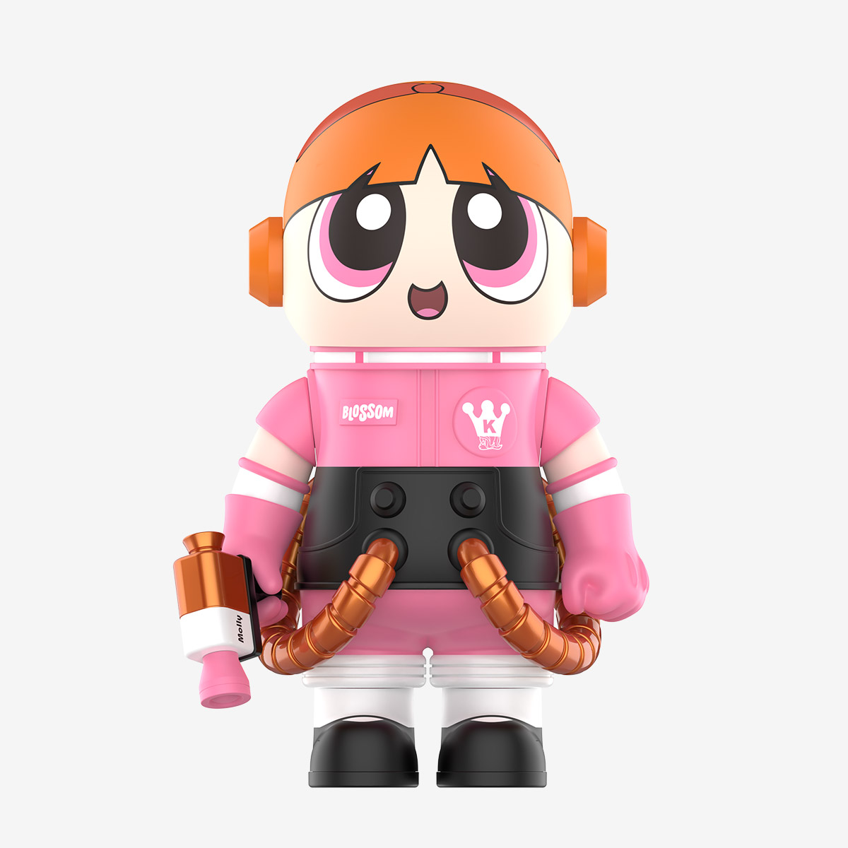 MEGA SPACE MOLLY 400%+100% THE POWERPUFF GIRLS Blossom - POP MART