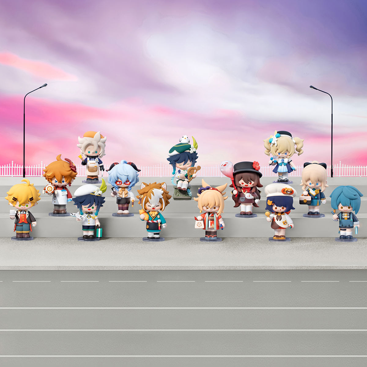 Genshin Impact Dress-Up Dreams Themed Chibi Series Figures - POP