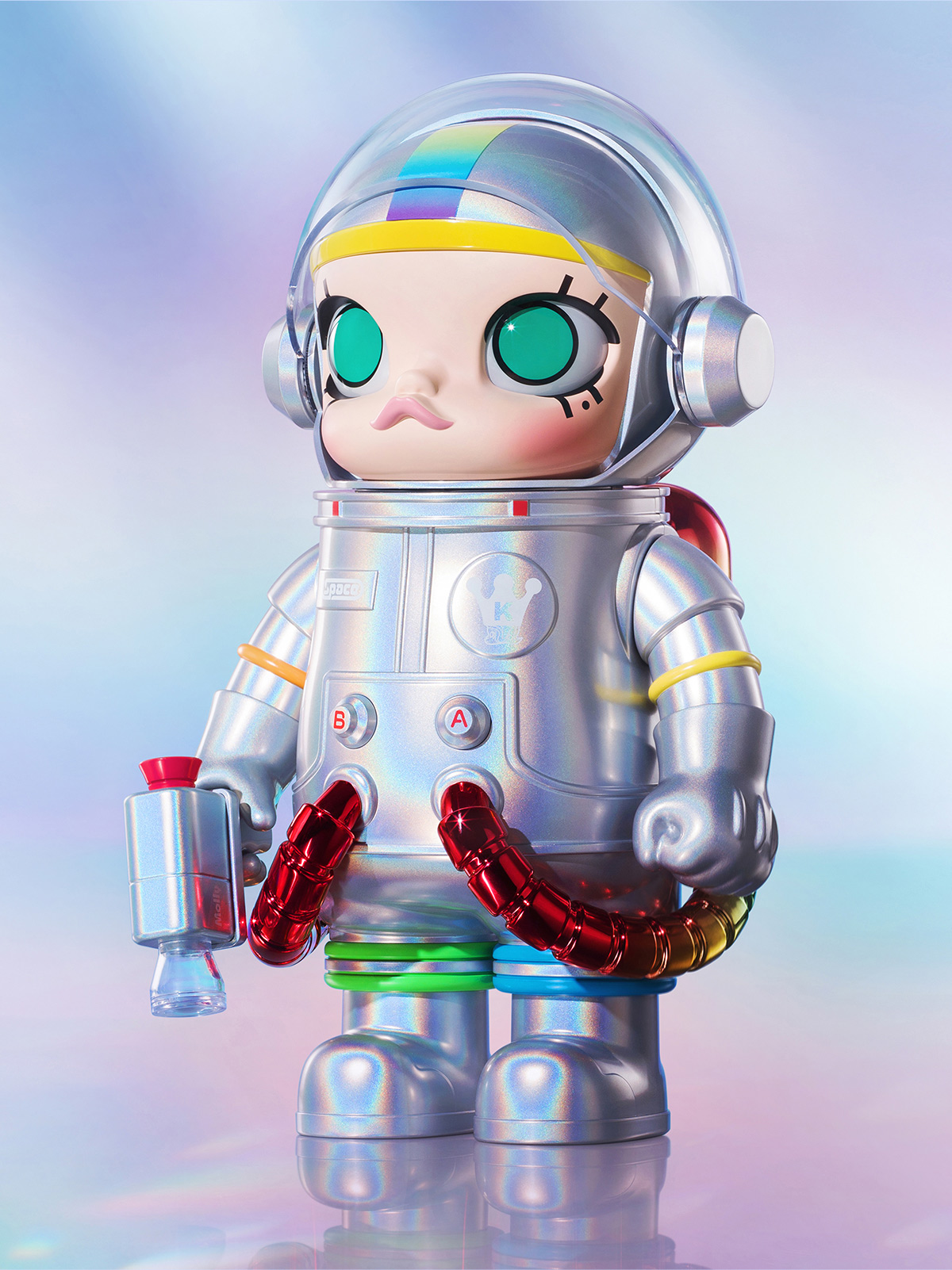 MEGA SPACE MOLLY 400% Rainbow 2.0 - POP MART (Japan)