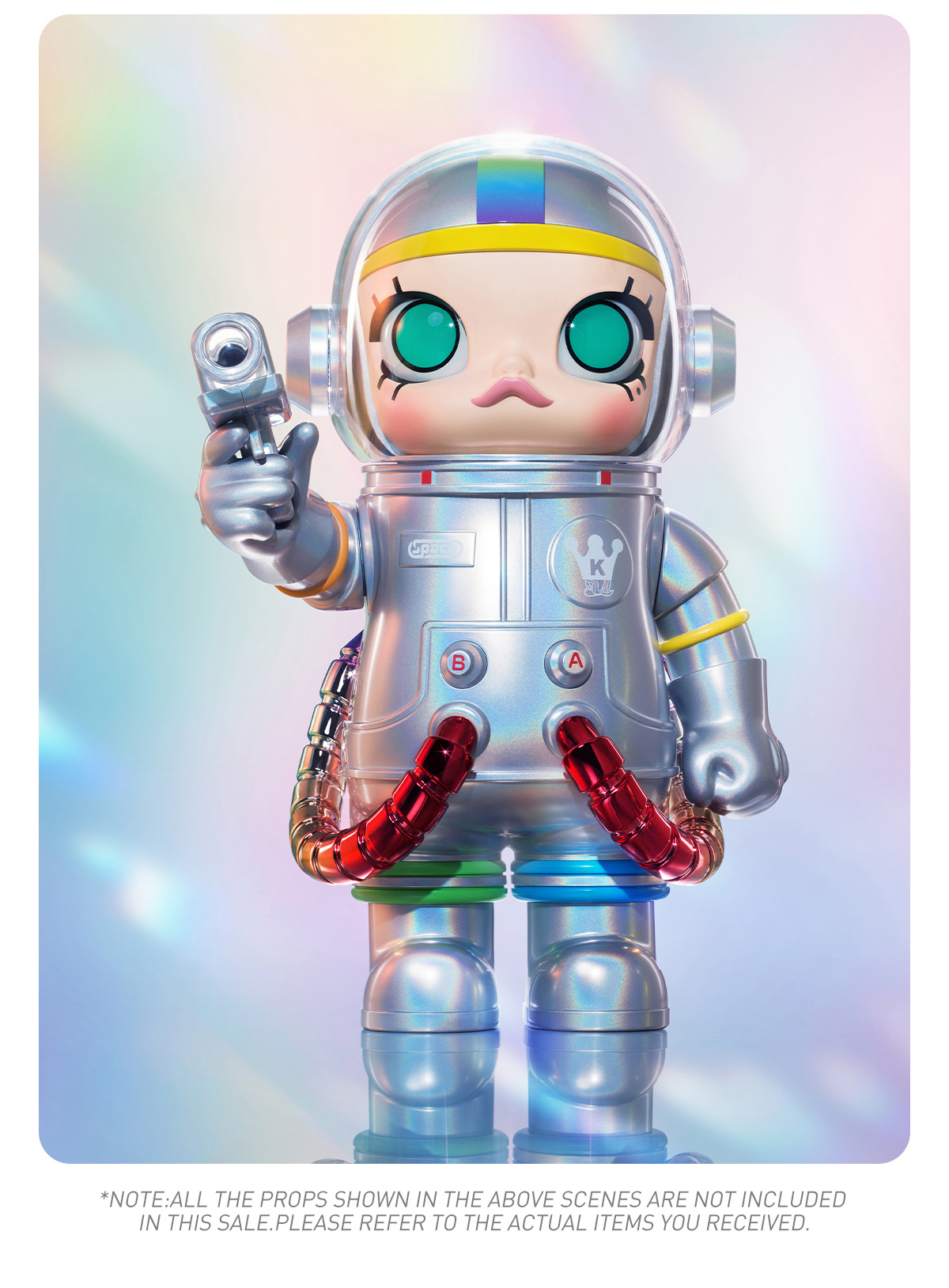 MEGA SPACE MOLLY 400% Rainbow 2.0 - POP MART (Japan)