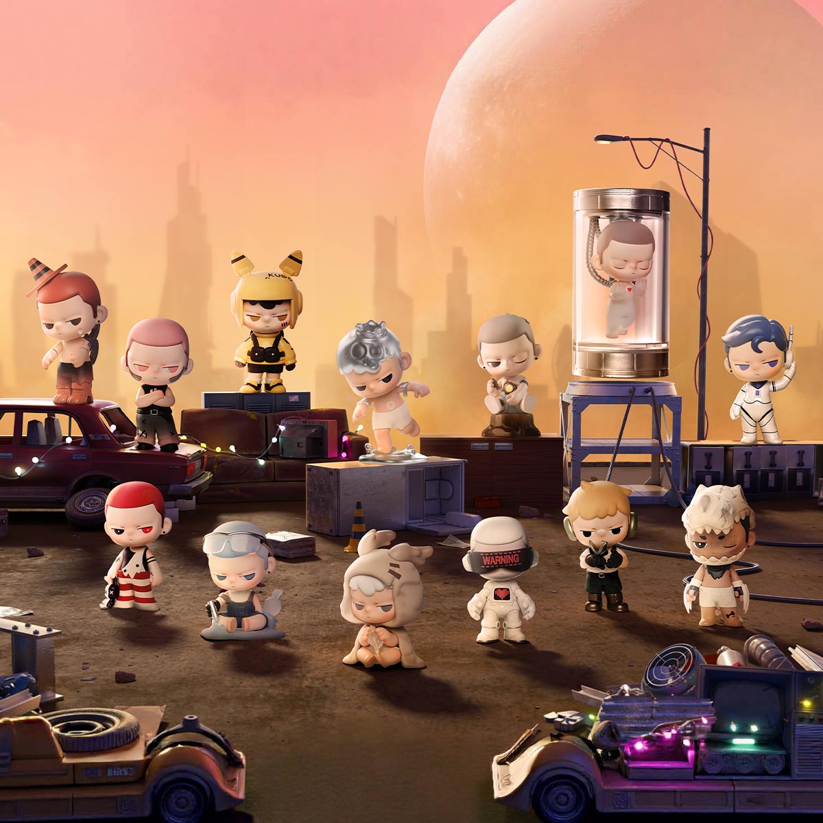 KUBO City of Sunset Series Figures - POP MART (Japan)