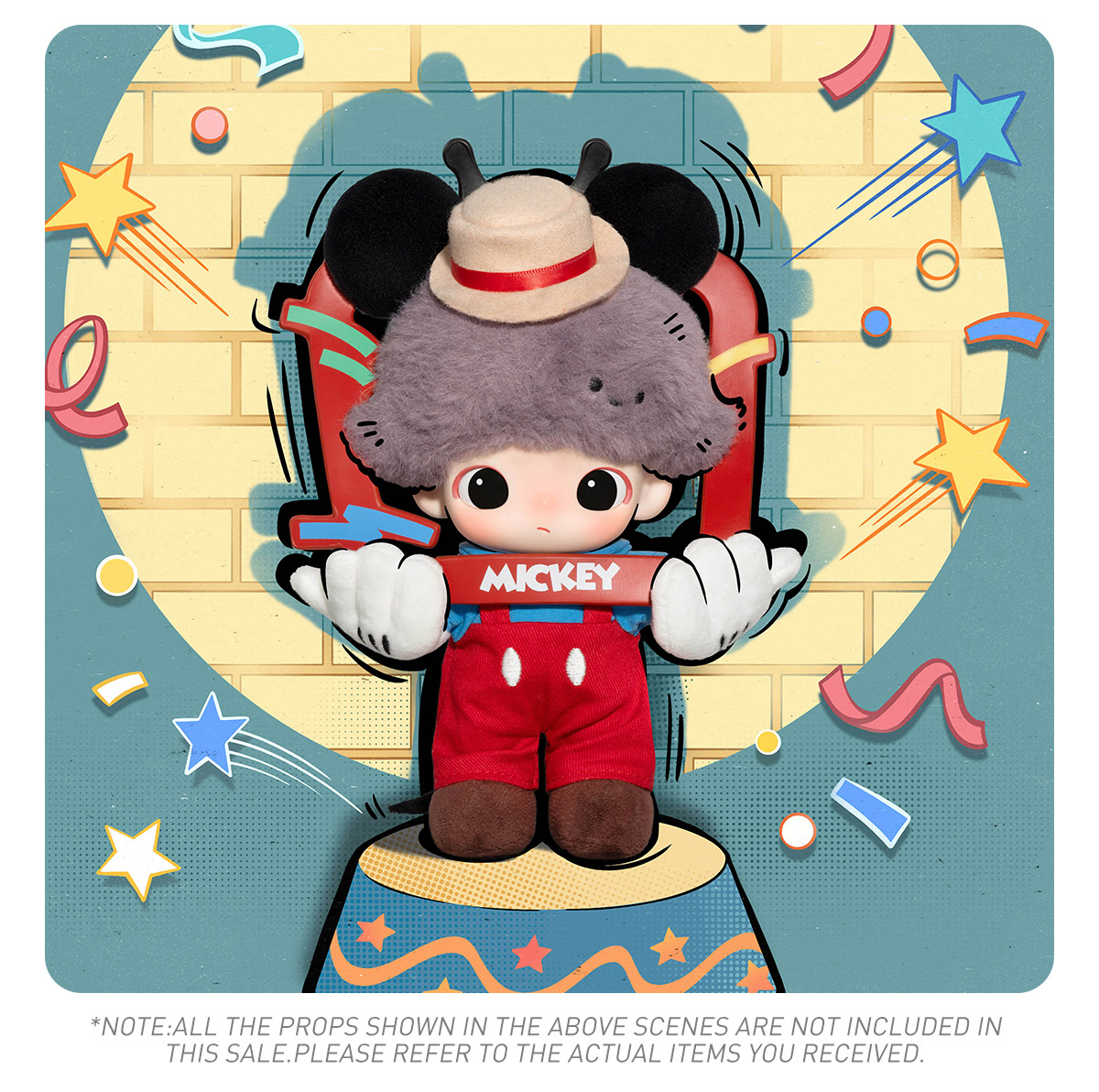 DIMOO WORLD × DISNEY Series-Vinyl Plush Keychain Blind Box - POP