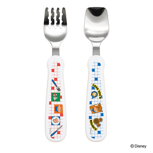 1.5歳ごろ～】フォーク&スプーン print ミッキー ミール ディズニー