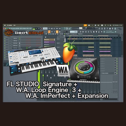 FL STUDIO Signature + Loop Engine 3 + ImPerfect + Expansion 作曲
