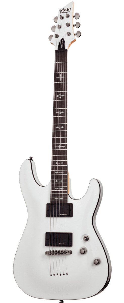 Schecter Demon 6 - Vintage White