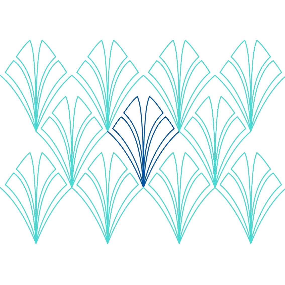 Art Deco 8-Piece Edge to Edge Set - Pro-Stitcher