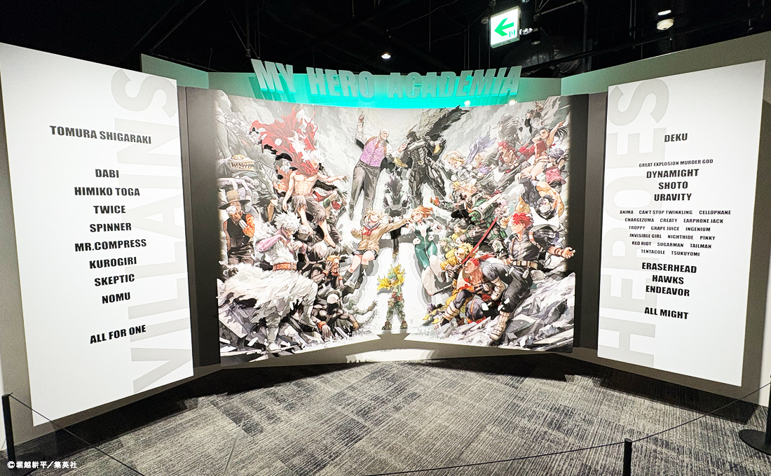 内覧会レポ】「堀越耕平『僕のヒーローアカデミア』原画展」大阪会場が