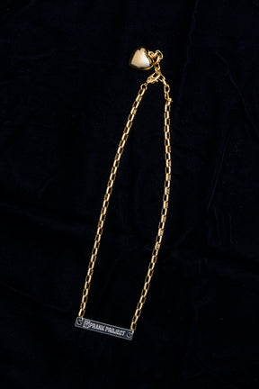 Logo Plate Two-way Necklace