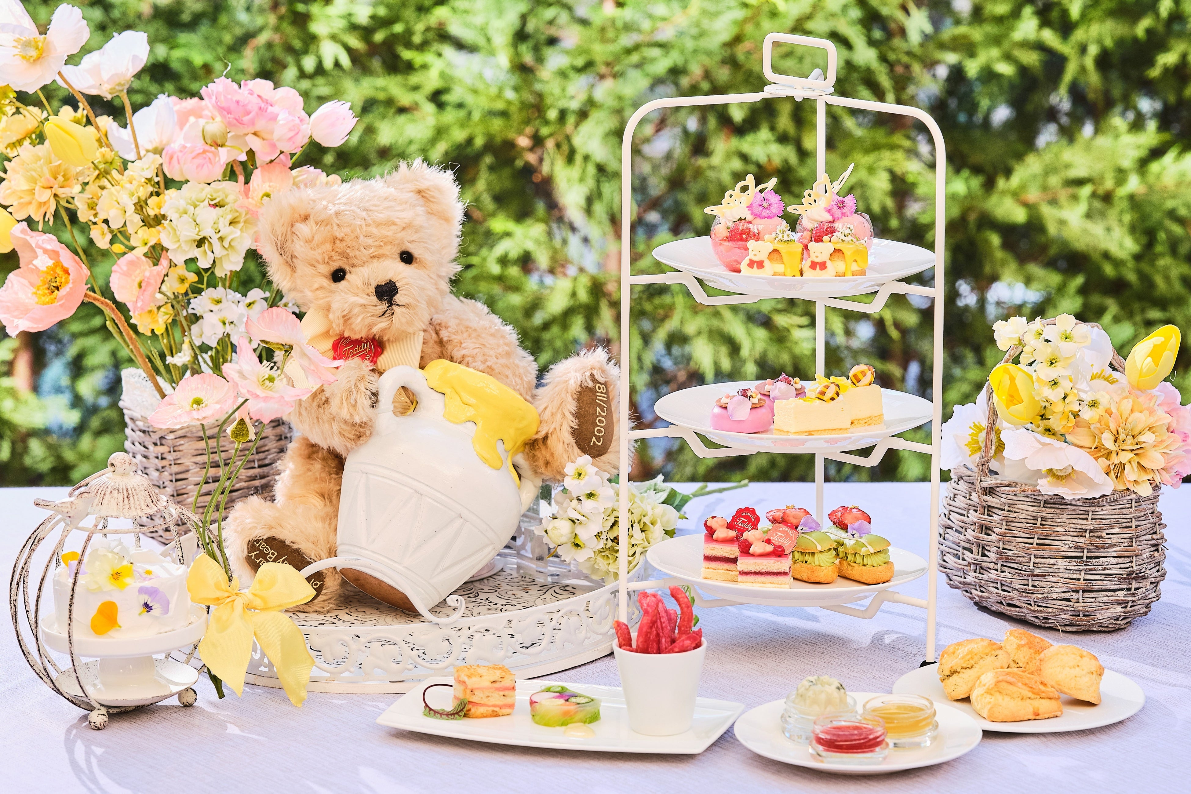 世界三大テディベア「ハーマンテディ」とのコラボレーション！春色満開