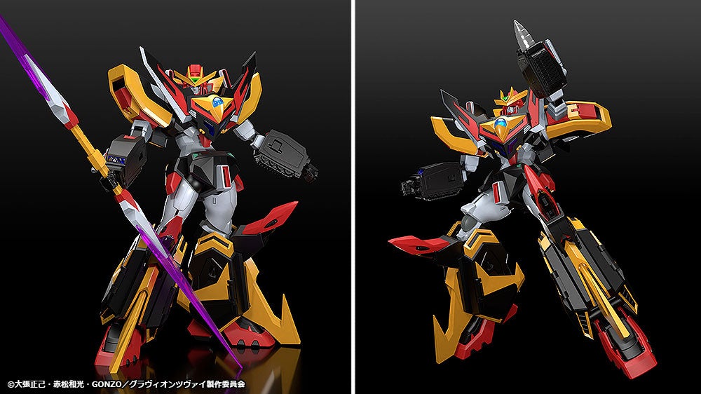 MODEROID グラヴィオン シリーズ第3弾！アニメ『超重神グラヴィオン