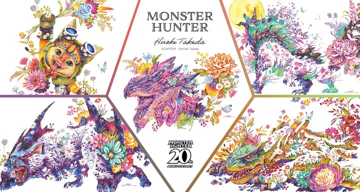 タケダヒロキ×モンスターハンター20周年記念コラボ「花竜の息吹展」未