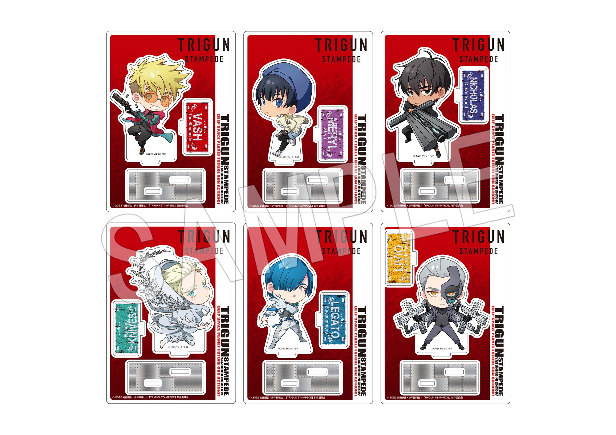 TRIGUN STAMPEDE』POP UP SHOP in OIOIの商品情報を公開！ヴァッシュと