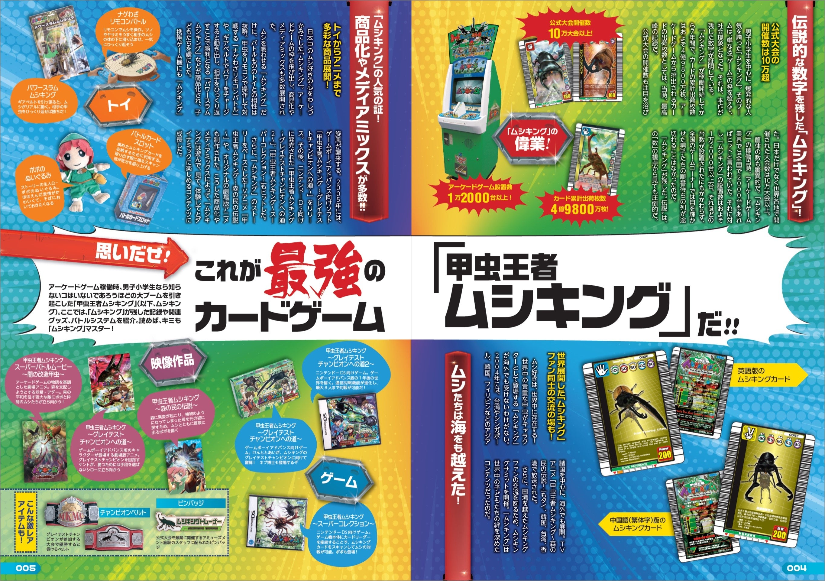 ムシキング 雑誌カード コンプリート セガ コンテンツプリント『甲虫