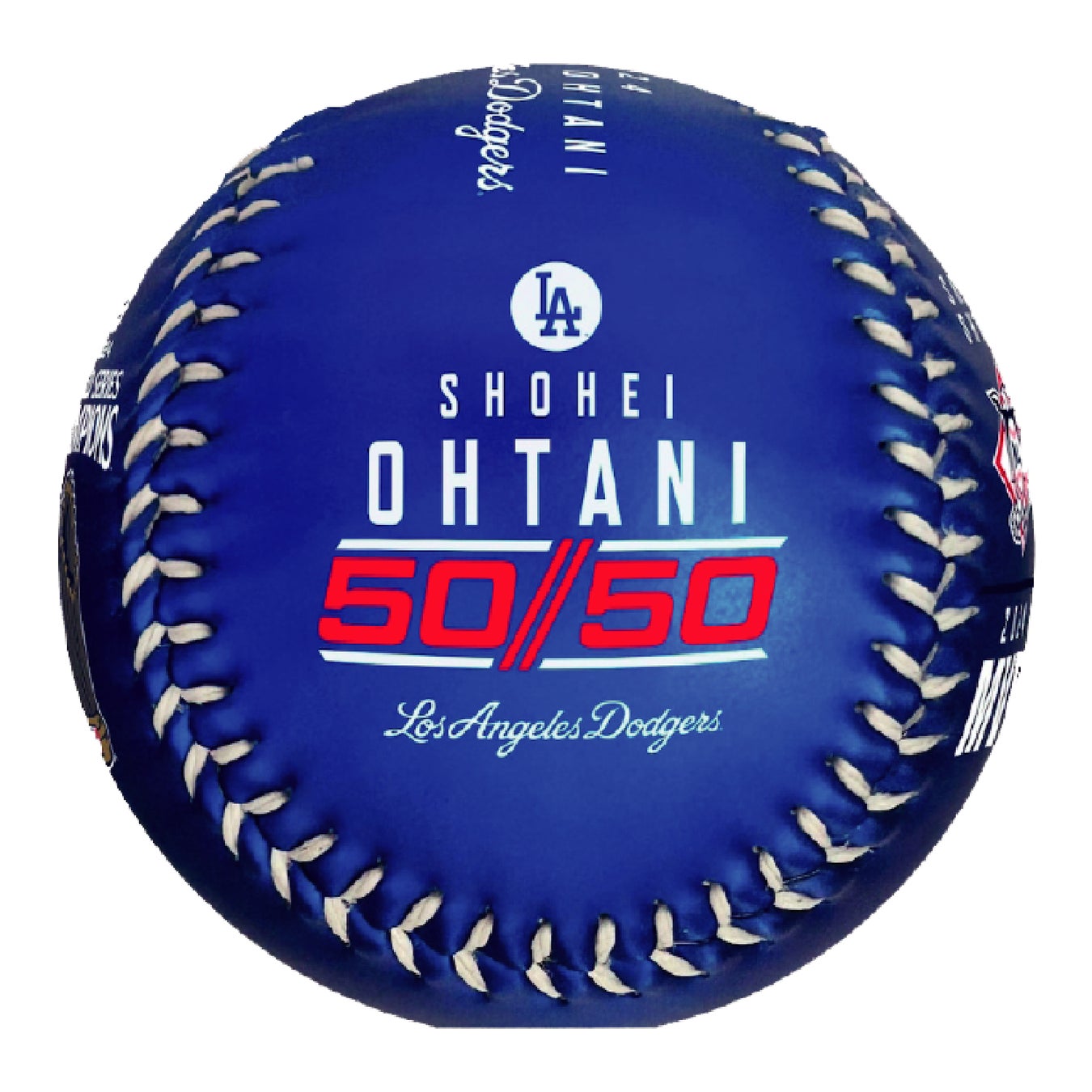 evelovec)大谷翔平MVP記念•ワールドシリーズ出場記念ボール3個 50/50