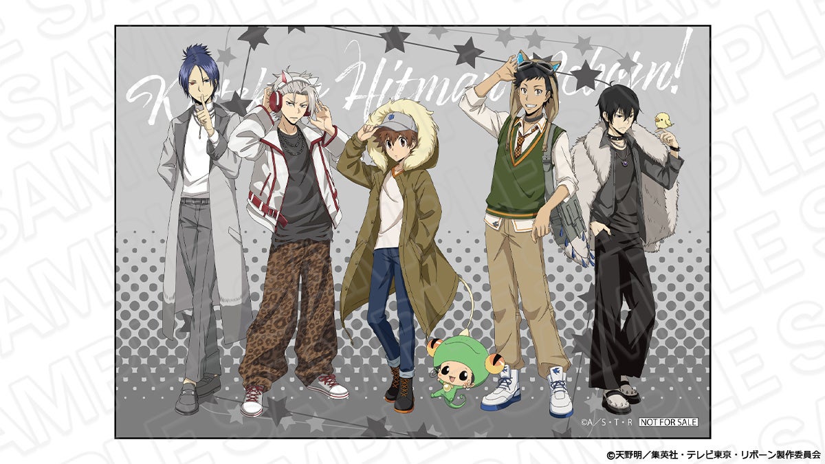 家庭教師ヒットマンREBORN！複製原画 6人 家庭教師ヒットマンREBORN