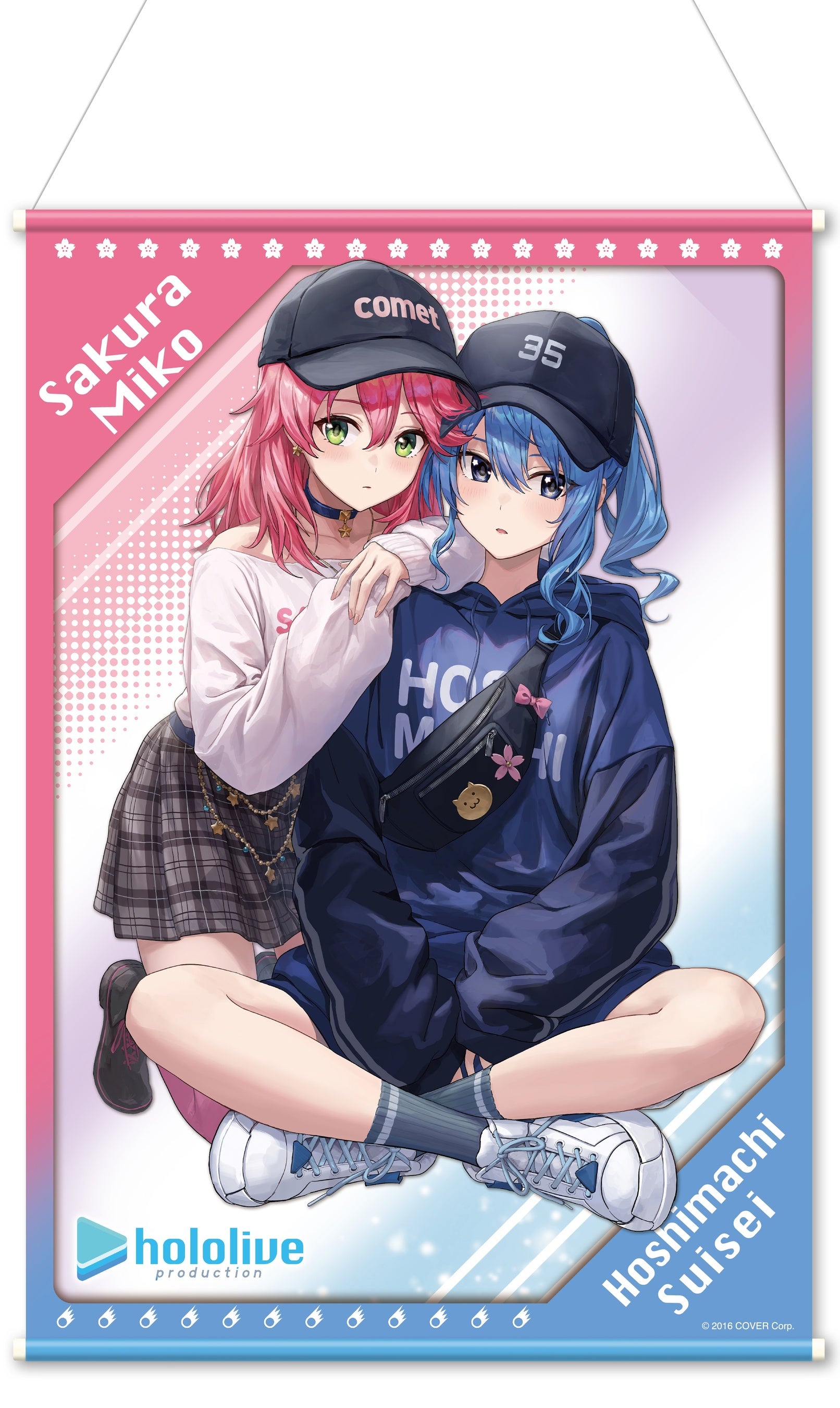 ︎ 星街すいせい さくらみこ ︎ ホロライブ VILLS 色紙 miComet