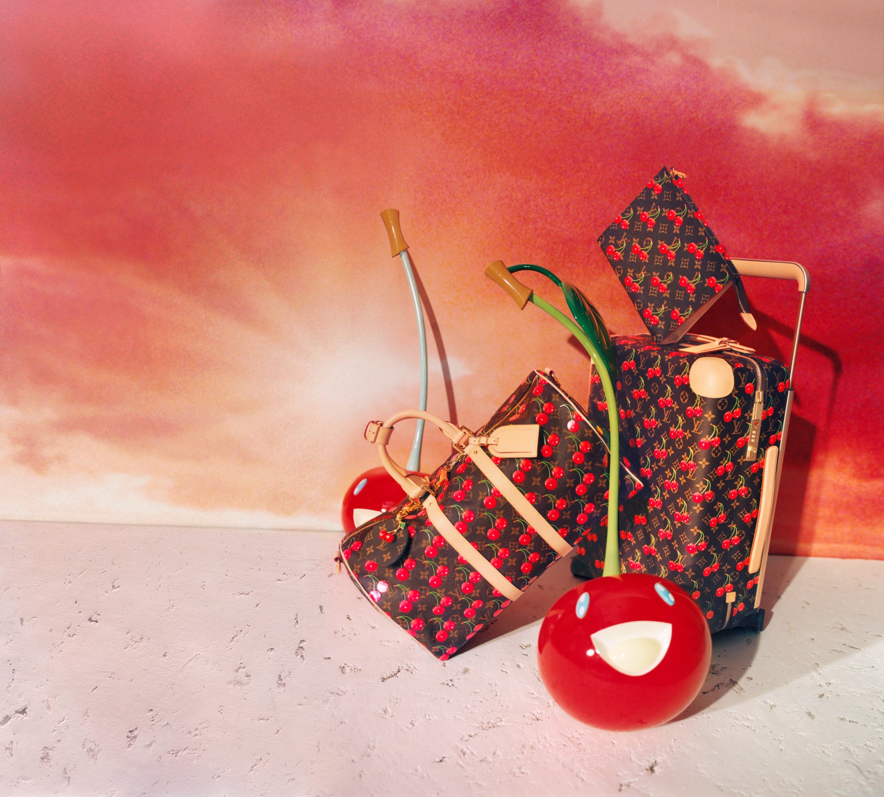 ルイ·ヴィトン】「LOUIS VUITTON × MURAKAMI」第3章よりブラウンの