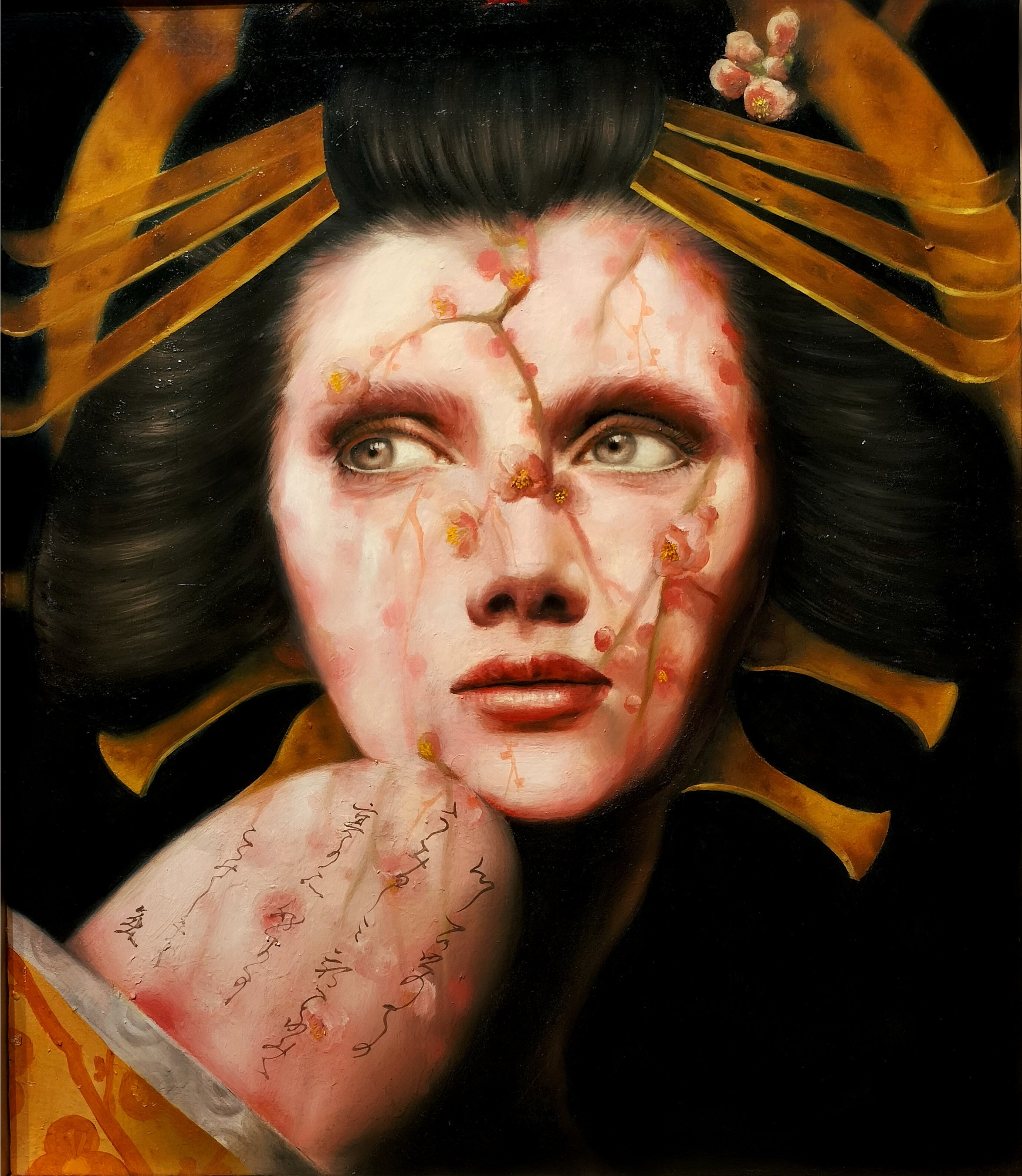 絵画、じっくりと見ると不思議な気持ち