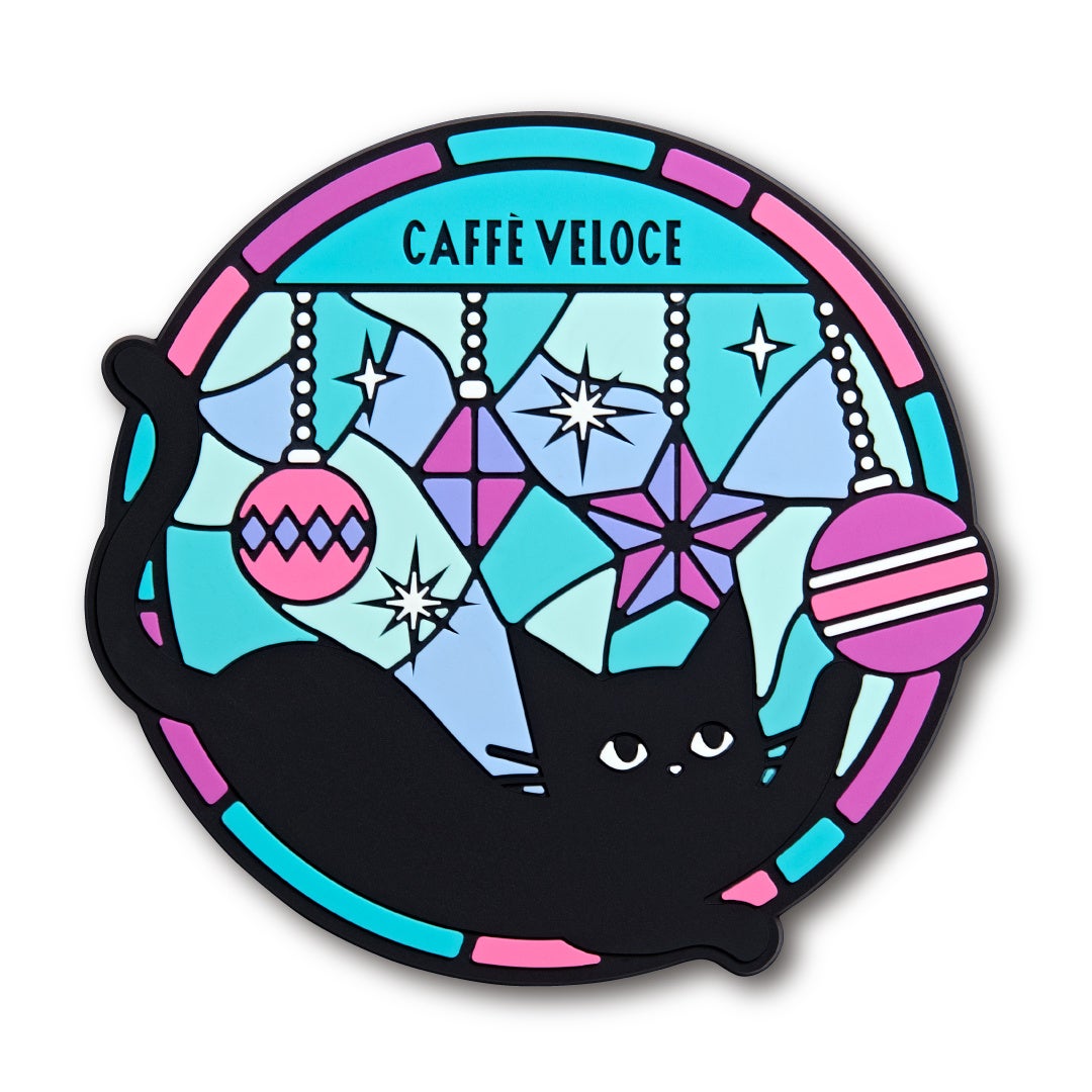 カフェベローチェ 第一弾 黒ねこラバーコースター コンプリートセット