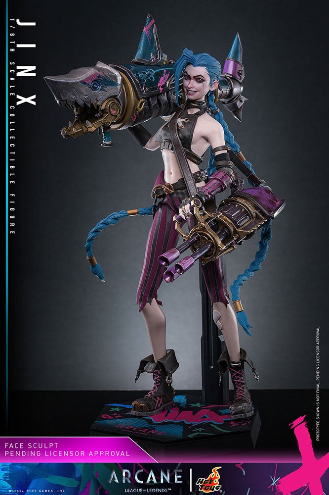 ARCANE フィギュア アーケイン lol ジンクス Arcane Champion Jinx 1/7