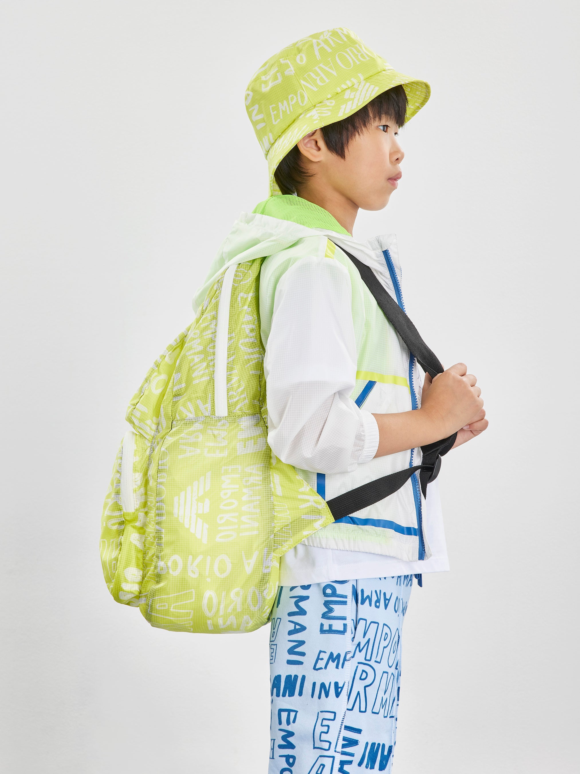 ゆら エンポリオ・アルマーニ キッズ レザー風パンツ EMPORIO ARMANI