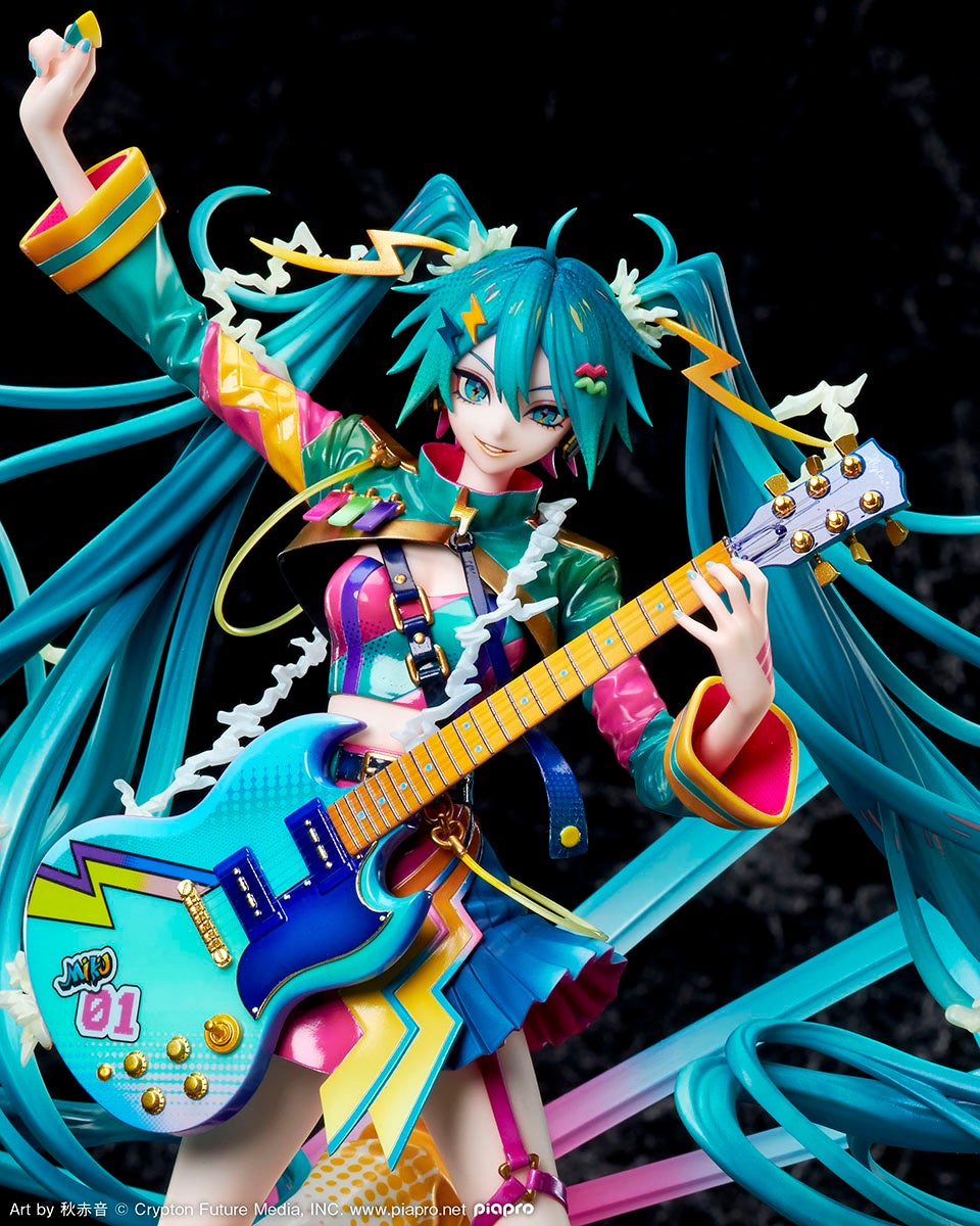初音ミク JAPAN TOUR 2023 ～THUNDERBOLT～」キービジュアルが超絶造形