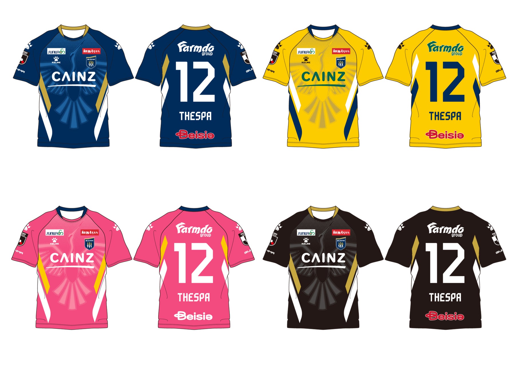 ザスパ群馬 2025シーズンユニフォームデザイン決定のお知らせ | 株式